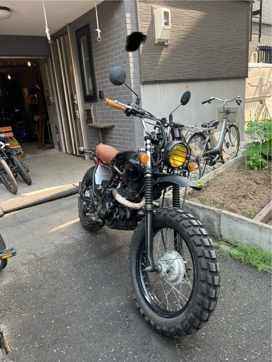 お話し中バイクYAMAHA TW200 車体　書類付き　