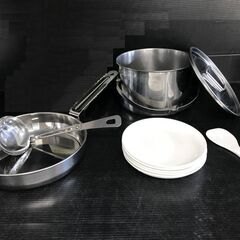 静岡市葵区　Captain Stag　調理器具／食器　10点セッ...