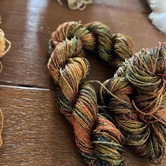 刺繍糸、ラメ入りの画像