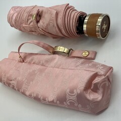 楽天市場】【中古】CELINE(セリーヌ) 折りたたみ傘 ピンク 化学
