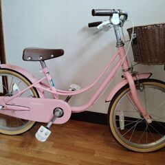 美品18ｲﾝﾁ子供自転車！(ﾋﾟﾝｸ)