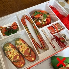 お祝いセット 七五三 小物セット売り(3歳用)の画像