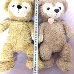 ダッフィー シェリーメイ ぬいぐるみ 2点セットの画像