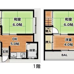 敷金礼金ゼロ！瓢箪山駅徒歩10分の3DK🏠ファミリー歓迎・住環境◎ - 不動産