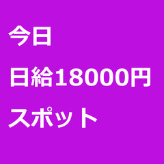 【スポット案件】【日給18000円】東京都墨田区 / 軽貨物ドラ...