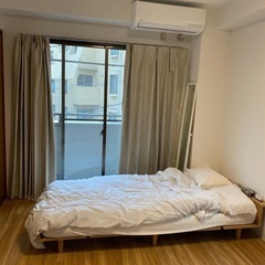 シングルベッドとマットレスのセット　の画像