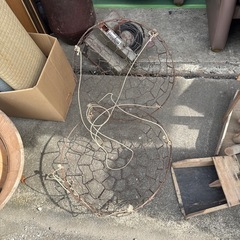 サビあり　鉄網カゴ