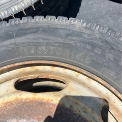 タイヤ　YOKOHAMA 195/70R 15.5  6本
