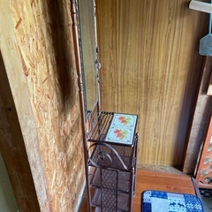 【ヴィンテージ品】姿見 スタンドミラー スタンドの画像