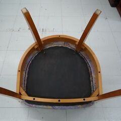 ③ 座面汚れあり 日進木工 ラウンジチェア Villeeシリーズ 幅64.5cm 飛騨家具 曲木 nissin ロビーチェア ダイニングチェア 椅子 苫小牧西店の画像