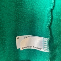 American Apparel グリーン パーカー Sサイズの画像