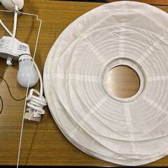 和紙照明　破れあり　オーデリック株式会社の画像