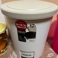 足踏み式ゴミ箱１２リットルサイズ・ノーマルゴミ箱２つの画像