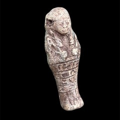 ファイアンス製 ウシャブティ古代エジプトファラオ古代ミイラ