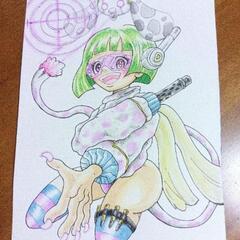 手描き作品　ダルメシアンスコープ