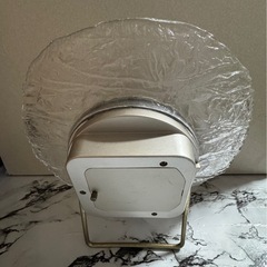 クオーツ ガラス 置時計 ジャンク品の画像