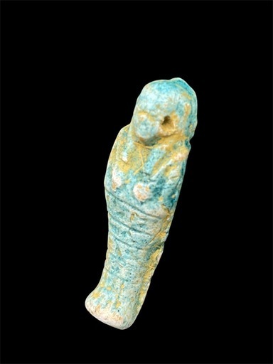 ファイアンス製 ウシャブティ古代エジプトファラオ古代ミイラ