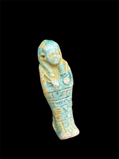 ファイアンス製　ウシャブティ　古代エジプト　ファラオ　古代　ミイラ ファイアンス製 ウシャブティ古代エジプトファラオ古代ミイラ
