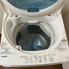 TOSHIBA洗濯機 AW-5G5 2017年製 5㎏の画像
