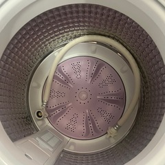 洗濯機全自動電気ハイアール22年5､5kg一人暮らし用仙台市内無料配達・設置の画像