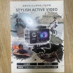 アクティブビデオ　　自転車ヘルメットカメラ
