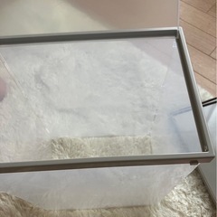 ダイソー積み重ねシューズクリアケース8個セットの画像