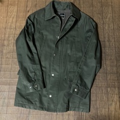 ブランド厚手ジャケットmサイズカーキ色