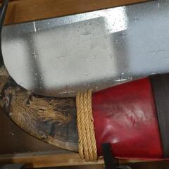 レトロ ヴィンテージ 龍彫り物あり　水牛の角の画像
