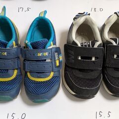 【編集　単品売り可能】子供靴  17.5  18センチ　2足　男の子　イフミー　ポケモンの画像
