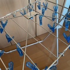 【決まりました】ステンレス　ピンチハンガー　34個付き　の画像