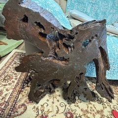 ☆切り株　天然木　置物　オブジェ　飾り　インテリア　used 埃や汚れ有ります☆の画像