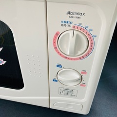 値下げ　Abitelax 電子レンジ 未使用保管品 ARE-17(W6) 2001年製　動作品 の画像