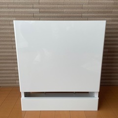 ケーブルボックス　ルーターボックス　スリム　ホワイト