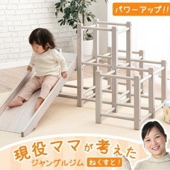 タンスのゲン　現役ママが考えた木製ジャングルジムねくすと すべり...