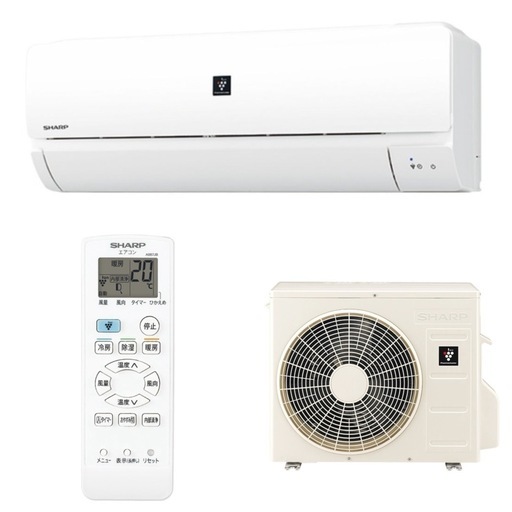 【超美品‼️】シャープ 2020年製 ~9畳用エアコン プラズマクラスター搭載 すこやかシャワー気流 100V/2.2kw