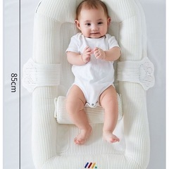 kissbaby ベッドインベッド ホワイト 85cm x 47cm