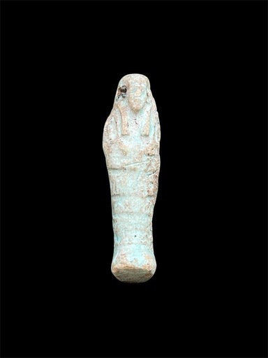ファイアンス製 ウシャブティ古代エジプトファラオ古代ミイラ