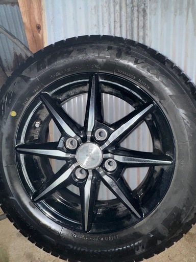 ブリヂストン ブリザック VRX3ホイール付き 155/65R13 VRX3  4本