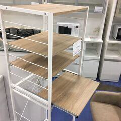 ★リユースのサカイ横浜南店★YM1128  キッチンラック ホワイト W52×D45×H170 クリーニング済みの画像