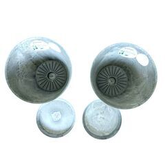 【コストコ・アウトレット】アートストーン コニックプランター27cm 受け皿付き 2個セットの画像