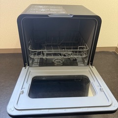 VIBMI 食洗機 卓上型 工事不要 1-3人用 食器洗い乾燥機 コンパクト 小型 タンク式 食洗器 本体ABS、PP ブラックの画像