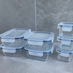 【IKEA】　耐熱保存容器 7点セット