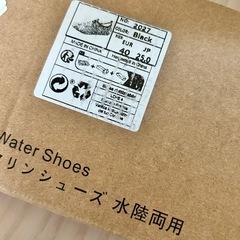 新品未開封！マリンシューズ　25.0の画像