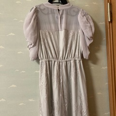 お嬢様系　レースパフスリーブ　ワンピース　Ｍサイズの画像
