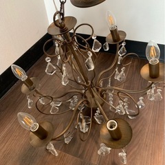 シャンデリア　LED電球付の画像