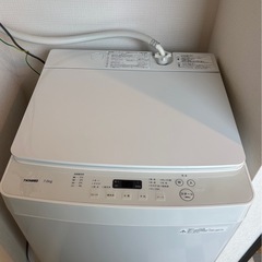 全自動洗濯機 7キロ ツインバードWM-EC70W の画像
