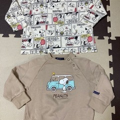 ベビー90✨ムージョンジョン✨スヌーピー✨長袖トップス✨ベビー用...