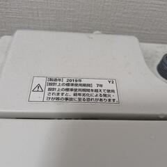 2019年製　YAMADA 洗濯機　4.5kg YWM-T45A1の画像