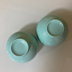 伊勢丹　コップ　エメラルドグリーン　湯呑み　お洒落　シンプル　の画像
