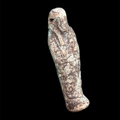 ファイアンス製 ウシャブティ古代エジプトファラオ古代ミイラ
